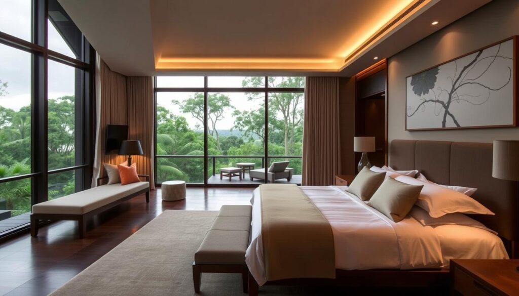 cabom lodge master bedroom