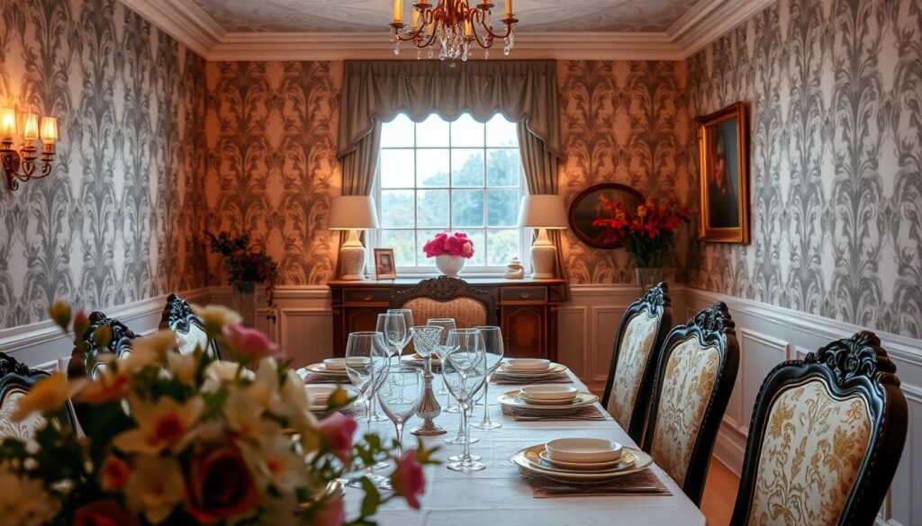 importance of dining room wallpaper