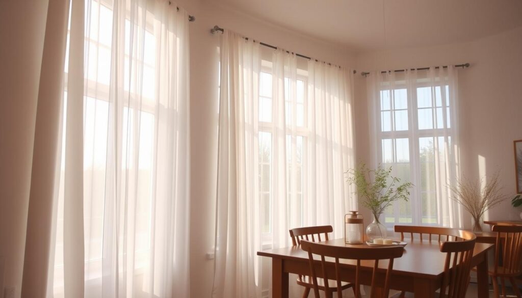 light control with curtains